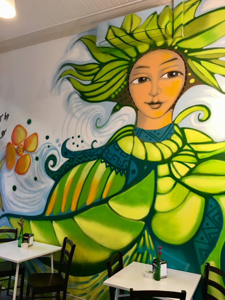 “Itálica” Mural by Fiorella Podesta, Art by Fio