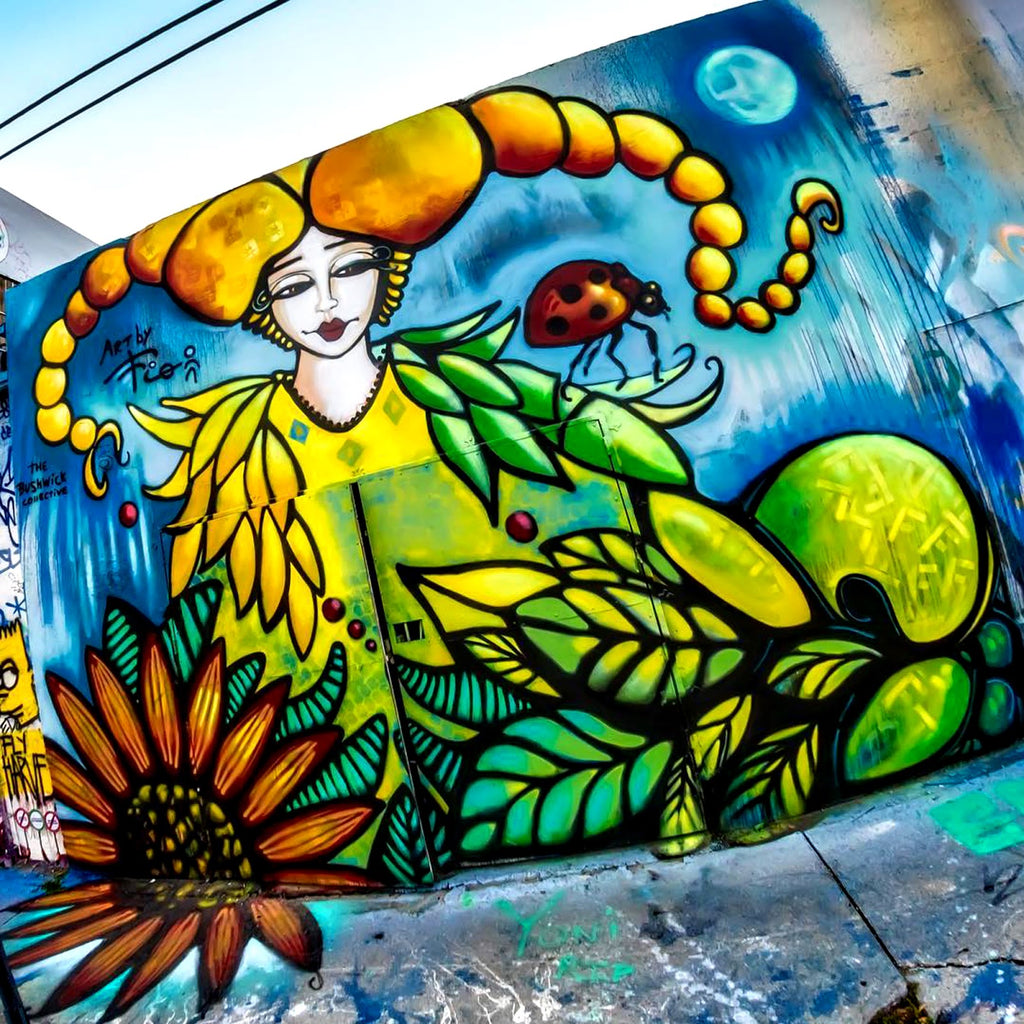 “Antennas” Mural by Fiorella Podesta, Art by Fio